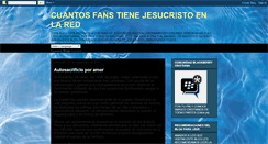 Desktop Screenshot of cuntosfanstienejesucristoenlared.blogspot.com