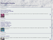 Tablet Screenshot of naturalna-bianka.blogspot.com