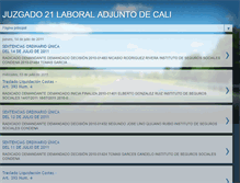 Tablet Screenshot of juzgado21laboraladjuntodecali.blogspot.com