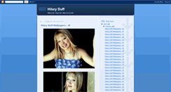 Desktop Screenshot of hillary-duff-wallpapers.blogspot.com