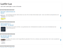 Tablet Screenshot of luzifer-lux.blogspot.com