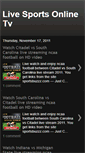 Mobile Screenshot of liveonlinesportstv.blogspot.com