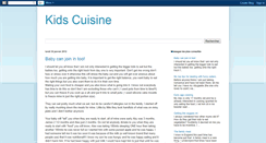 Desktop Screenshot of kids-cuisine.blogspot.com