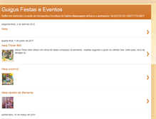 Tablet Screenshot of guigusfestas.blogspot.com