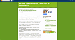 Desktop Screenshot of egresadosenseguridadydefensard.blogspot.com