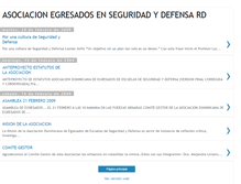 Tablet Screenshot of egresadosenseguridadydefensard.blogspot.com