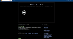 Desktop Screenshot of expateating.blogspot.com