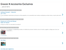 Tablet Screenshot of graceeaccesorios.blogspot.com