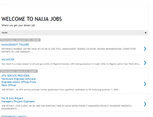 Tablet Screenshot of getajobnaija.blogspot.com