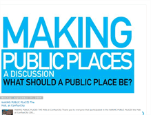 Tablet Screenshot of makingpublicplaces.blogspot.com