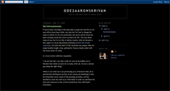 Desktop Screenshot of ode2aaronskrivan.blogspot.com