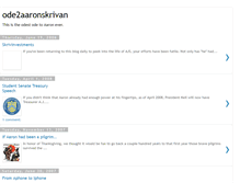 Tablet Screenshot of ode2aaronskrivan.blogspot.com