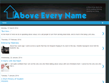 Tablet Screenshot of aboveeveryname.blogspot.com