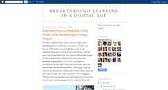 Desktop Screenshot of breakthroughlearning.blogspot.com