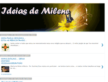 Tablet Screenshot of ideiasdemilene.blogspot.com