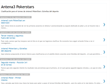 Tablet Screenshot of antena3pokerstars.blogspot.com