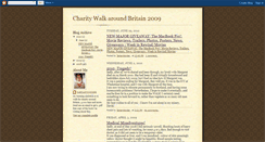 Desktop Screenshot of charitywalk2009britain.blogspot.com