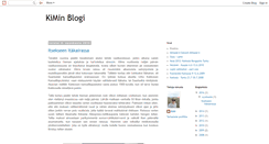 Desktop Screenshot of kiminblogi.blogspot.com