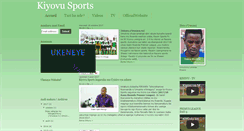 Desktop Screenshot of kiyovusports.blogspot.com