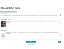 Tablet Screenshot of bodongkepettattoo.blogspot.com