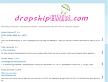 Tablet Screenshot of dropshiphair.blogspot.com