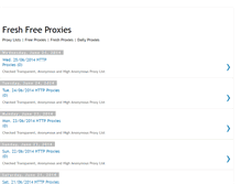 Tablet Screenshot of ffproxies.blogspot.com