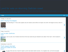 Tablet Screenshot of landforsaleingalicia.blogspot.com