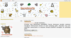 Desktop Screenshot of hayvanseverim.blogspot.com