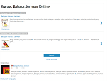 Tablet Screenshot of kursusjermanonline.blogspot.com