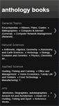 Mobile Screenshot of anthology--books.blogspot.com