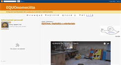 Desktop Screenshot of equoatuonomecitta.blogspot.com