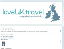 Tablet Screenshot of loveuktravel.blogspot.com