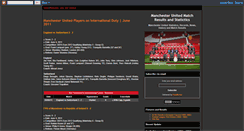 Desktop Screenshot of manunitedfootage.blogspot.com