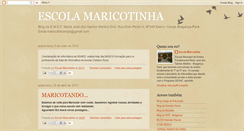 Desktop Screenshot of escolamaricotinha.blogspot.com