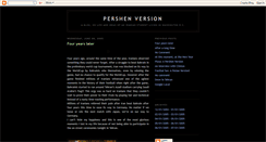 Desktop Screenshot of pershen.blogspot.com