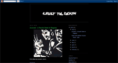 Desktop Screenshot of crusttildeath.blogspot.com