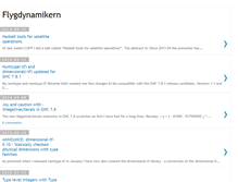 Tablet Screenshot of flygdynamikern.blogspot.com