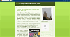 Desktop Screenshot of parroquiadelvalle.blogspot.com