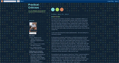 Desktop Screenshot of practical-criticism.blogspot.com