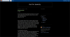 Desktop Screenshot of faithdaniel.blogspot.com