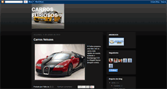 Desktop Screenshot of carrosfuriososbr.blogspot.com