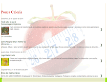 Tablet Screenshot of poucacaloria.blogspot.com