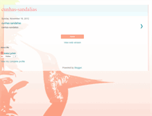 Tablet Screenshot of cunhas-sandalias.blogspot.com