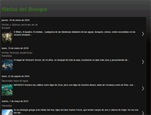 Tablet Screenshot of ninfasdelbosque.blogspot.com