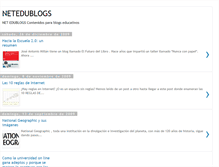 Tablet Screenshot of netedublogs.blogspot.com
