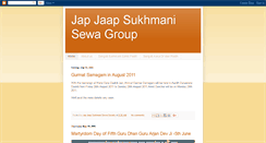 Desktop Screenshot of japjaapsukhmani.blogspot.com