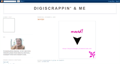 Desktop Screenshot of dgscrappingandme.blogspot.com