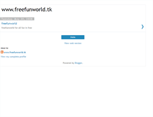 Tablet Screenshot of freefunworlds.blogspot.com