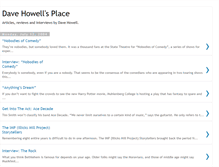 Tablet Screenshot of davehowell.blogspot.com