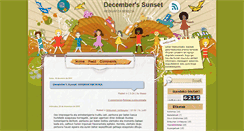 Desktop Screenshot of dicemberssunset.blogspot.com